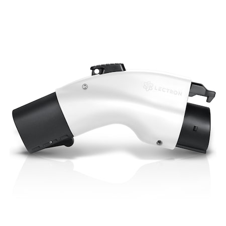 Lectron Tesla to J1772 Charging Adapter, Max 48 Amp & 250V, White, Only for J1772 EVs TeslaJ1772Wht48AUSA